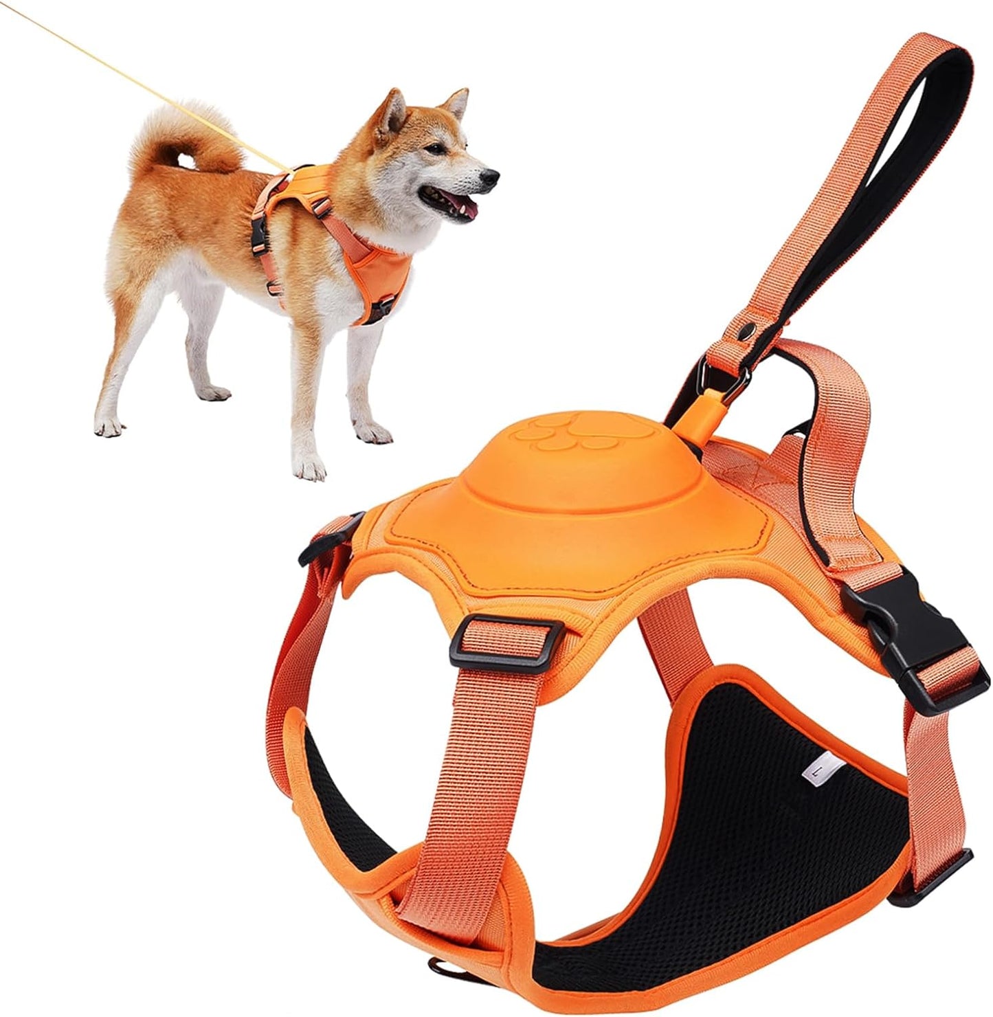 All-In-One Retractable No Pull Dog Harness