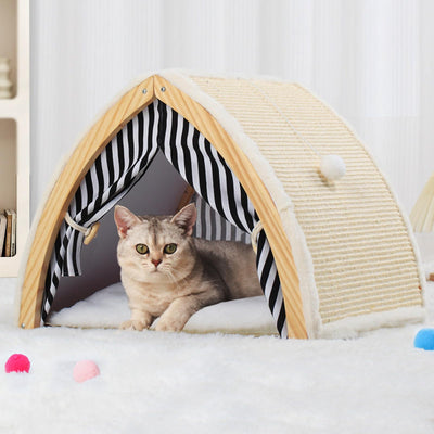Cat Sisal Scratching Cave Bed