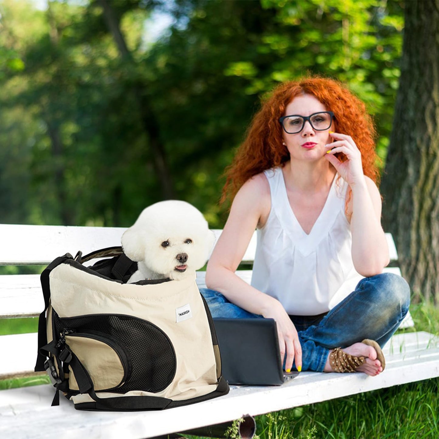 Pet Front Carrier Adjustable Backpack