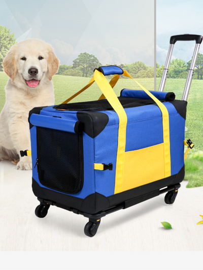 Pet Rolling Carrier With Wheels Up To 28 LBS