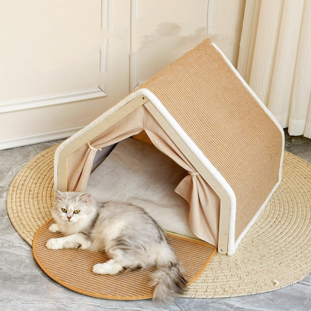 Cat Scratch House Bed Cave