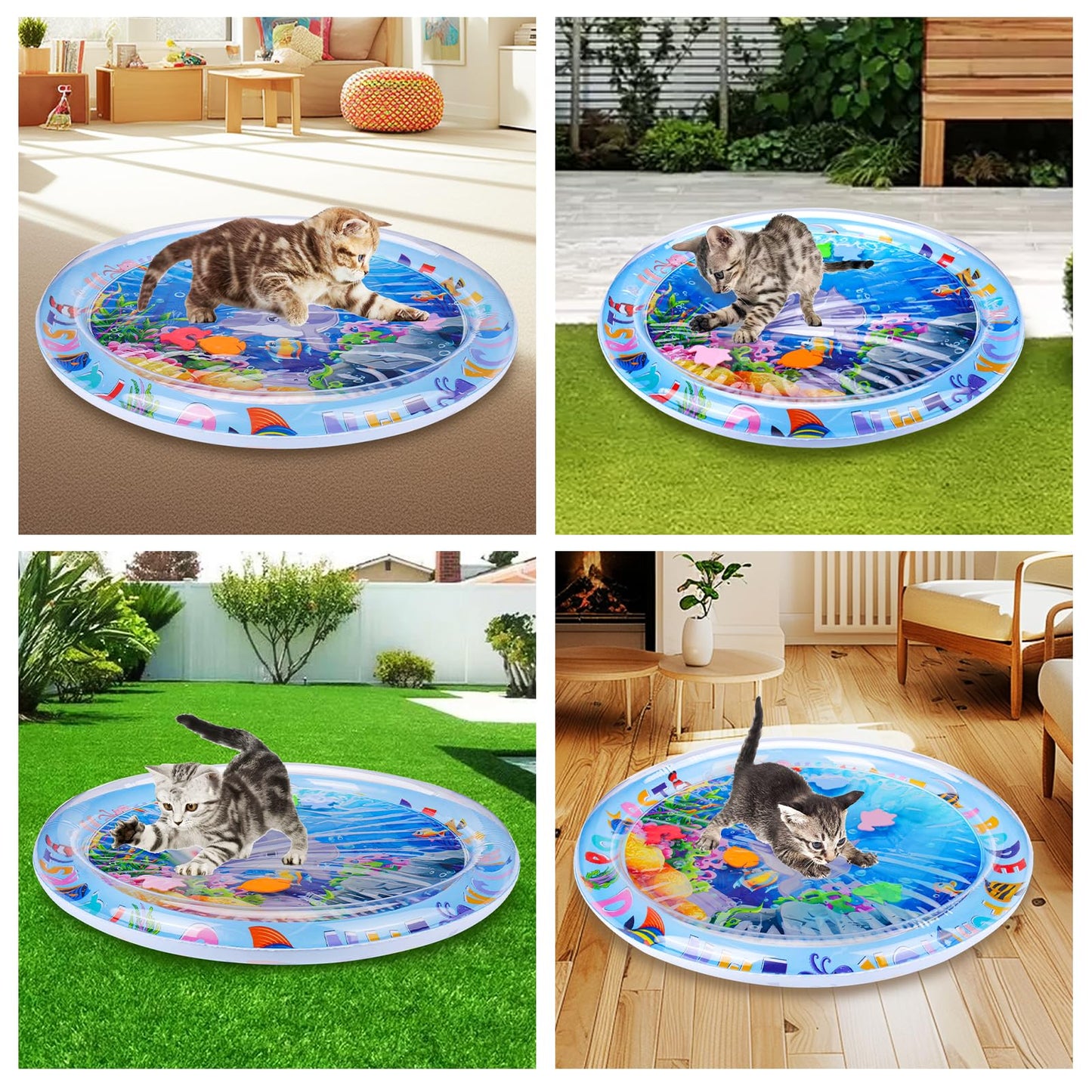 Cat & Dog Water Mat Ice Splash Pad