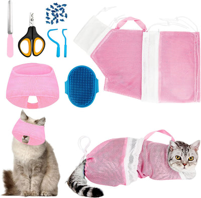 Cat Grooming Bath Set & Accessories