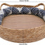 Cat Natural Straw Woven Nest Bed