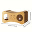 Cat Wooden Scratcher Lounge Tunnel