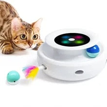 2N1 Interactive Ball & Ambush Feather Cat Toy