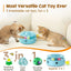 3 IN 1 Automatic  Fluttering Butterfly Ambush Feather Toy