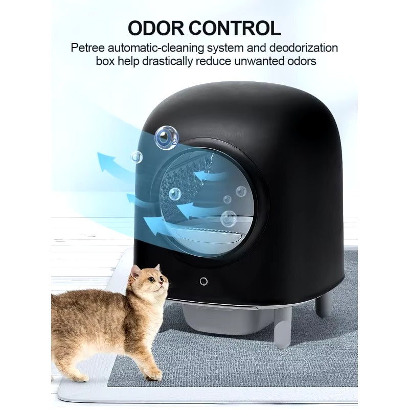 Self Cleaning Cat Litter Box With APP Control