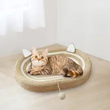 Cat Cozy Indoor Sisal Cushion Scratcher Bed