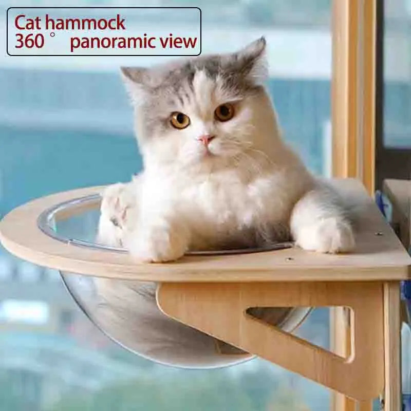 Cat Window Hammock Space Capsule Perch