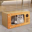 Cat Wooden Scratcher Play House