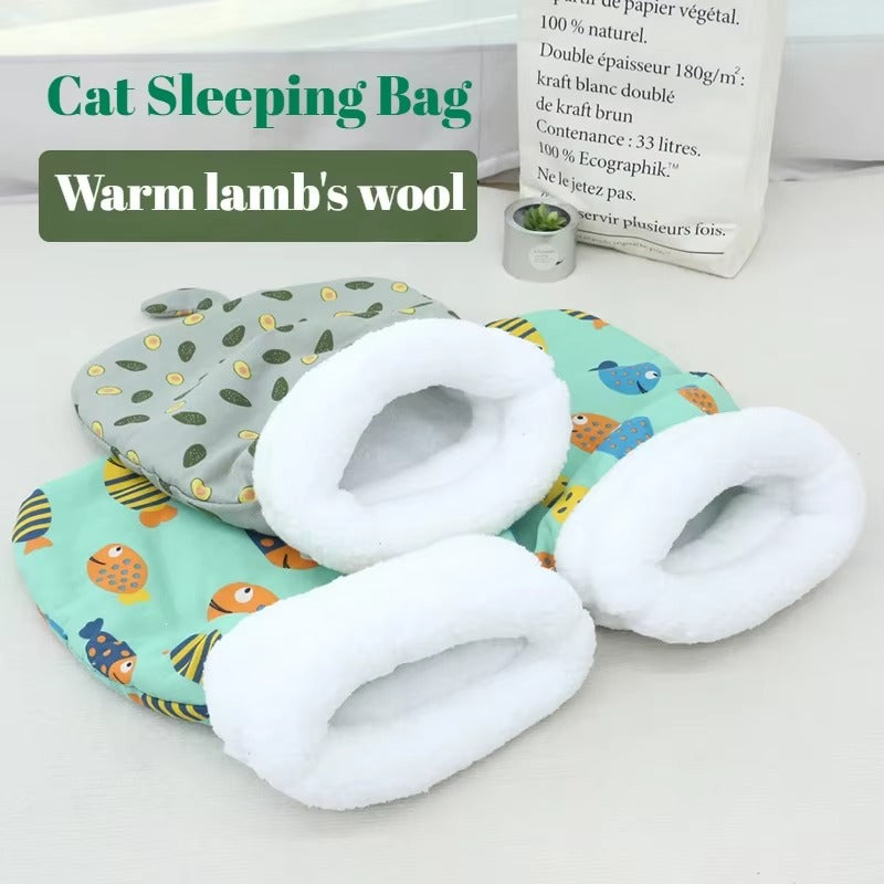 Pet Soft Plush Bag Bed