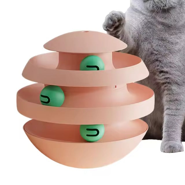 Cat Rotating Tumbler Ball Toy