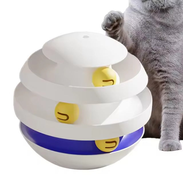 Cat Rotating Tumbler Ball Toy