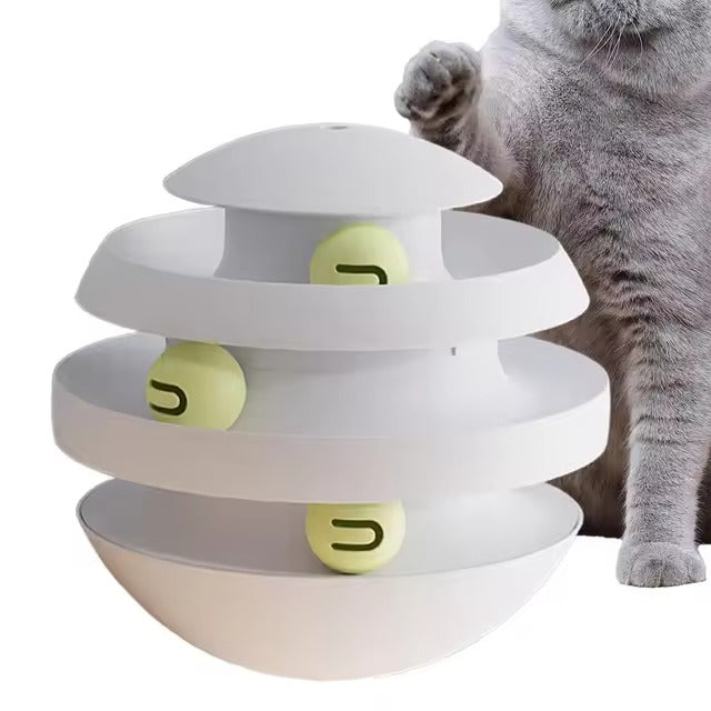 Cat Rotating Tumbler Ball Toy