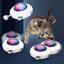 Cat Automatic UFO Turntable Chasing Feather Toy
