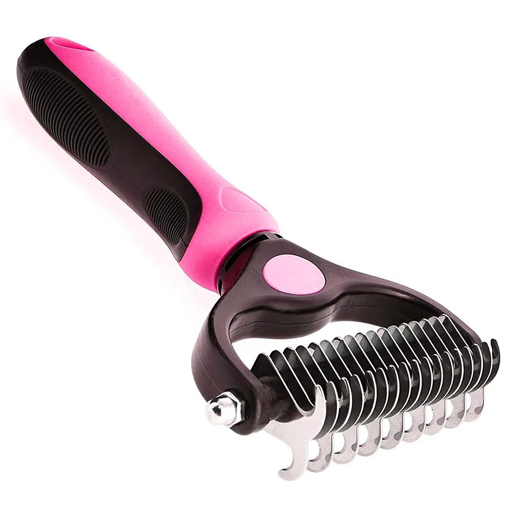 Pet Double-Sided Deshedding Comb