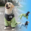 Dog Waterproof Hooded PetFace Raincoat