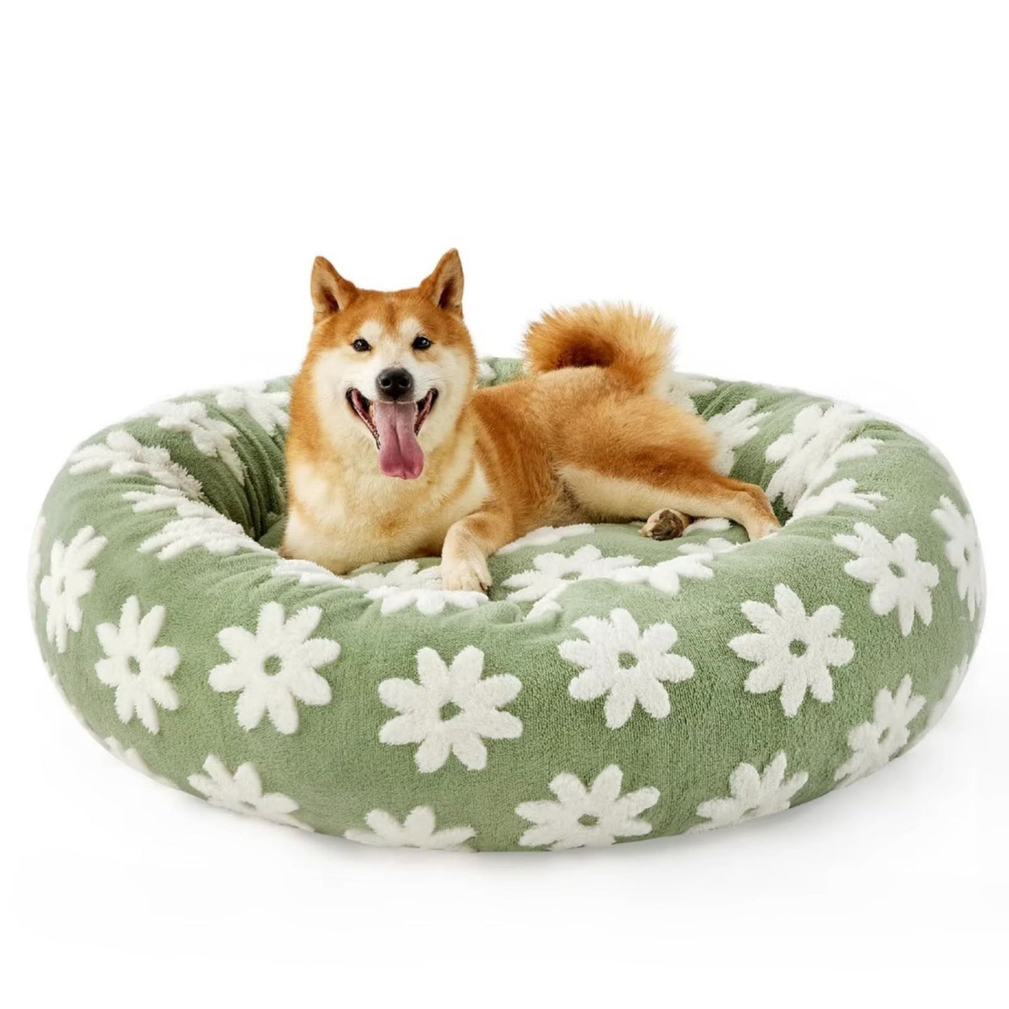 Pet Plush Tunnel Donut Bed