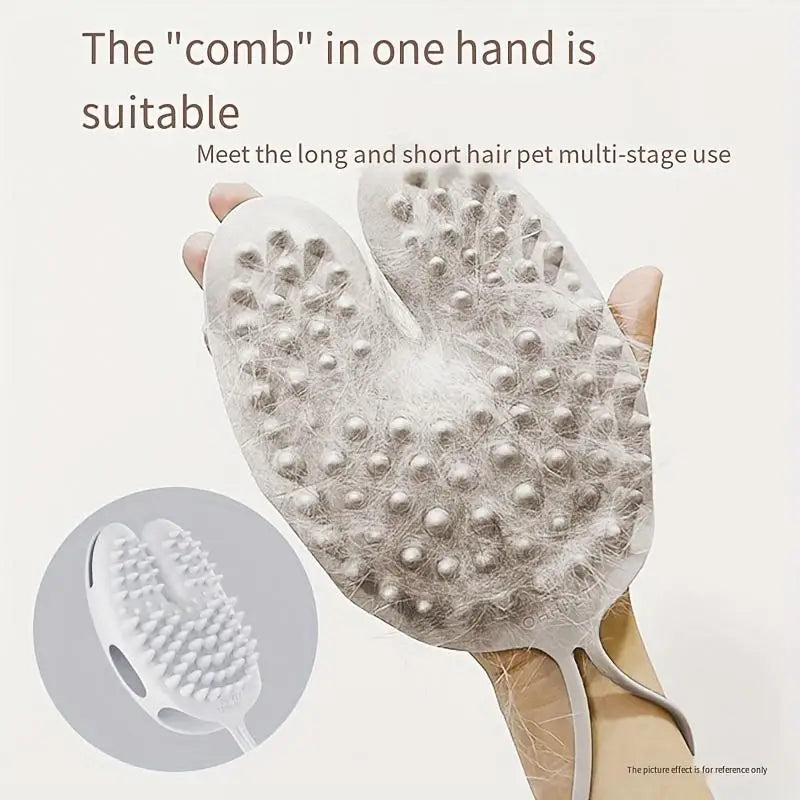Cat Grooming Massage Mitts Gloves