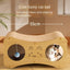 Cat Wooden Scratcher Lounge Tunnel