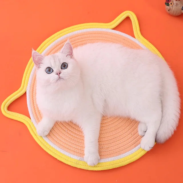 Cat Cotton Rope Scratch Mat Pad