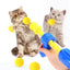 9Pcs Soft Ball Aerodynamic Interactive Cat Ball Launcher