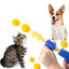 9Pcs Soft Ball Aerodynamic Interactive Cat Ball Launcher