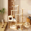 Cat Wooden Climbing Tower With Space Capsule
