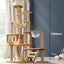 Cat Wooden Climbing Tower With Space Capsule