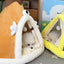 Pet Plush Tippy Tent Cave Bed