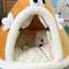 Pet Plush Tippy Tent Cave Bed