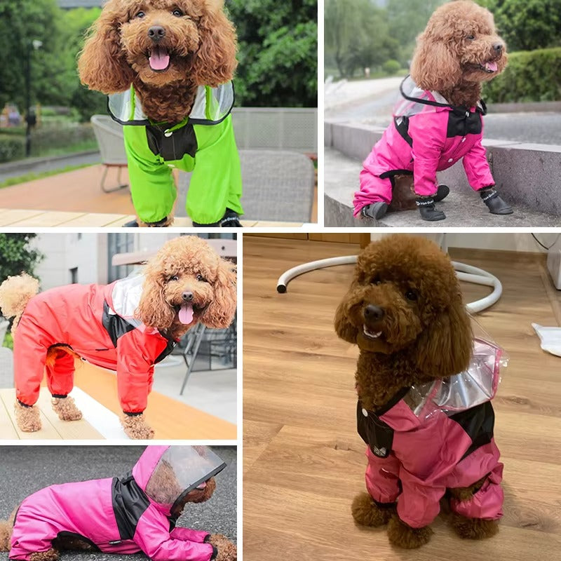 Dog Full Body Light Weight Raincoat