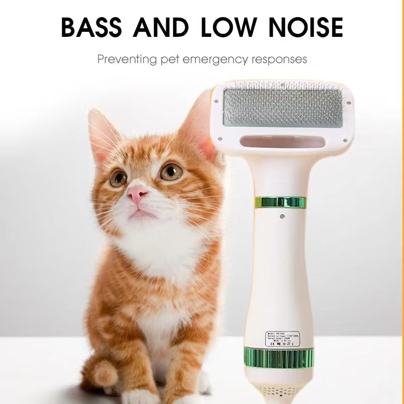 Pet 2-IN-1 Hair Dryer & Grooming Brush