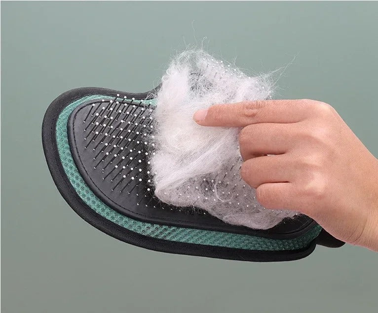 Pet Grooming Fur Remover Mitt Gloves