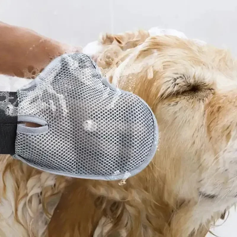 Pet Grooming Fur Remover Mitt Gloves