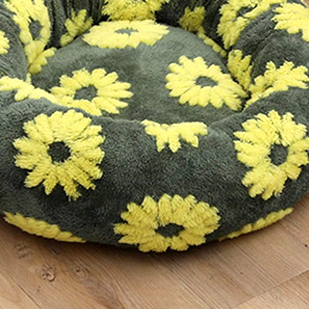 Pet Plush Tunnel Donut Bed