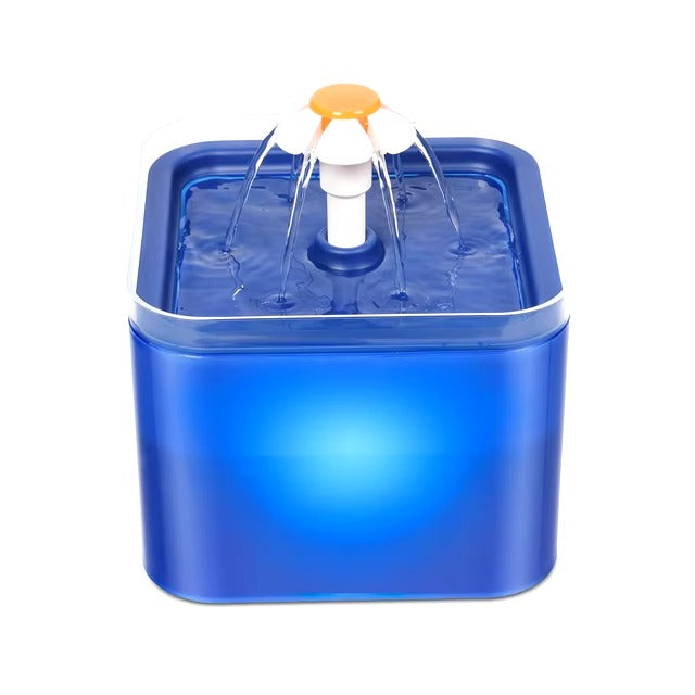 Cat 2.0L Water Fountain With LED Lights