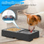 Dog Elevated Stand With Slow Feeder & No Spill Water Bowl