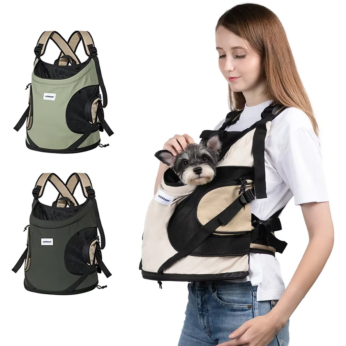 Pet Front Carrier Adjustable Backpack