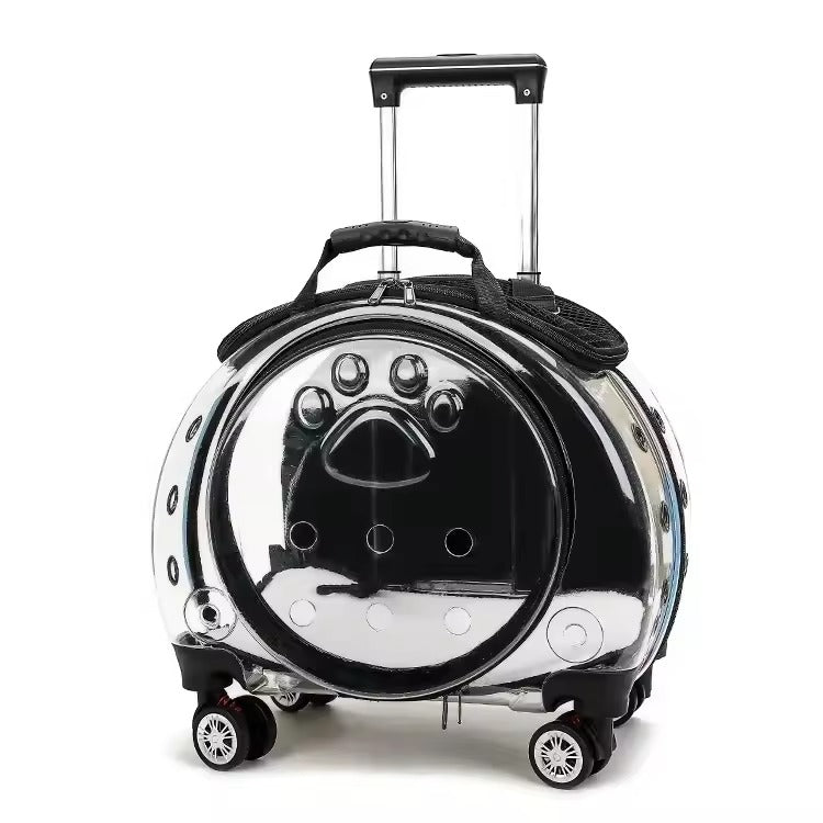 Pet Rolling Trolley Carrier Case