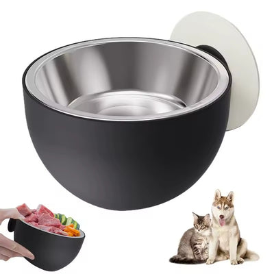 Pet Wall Mounted Detachable Magnetic Bowl