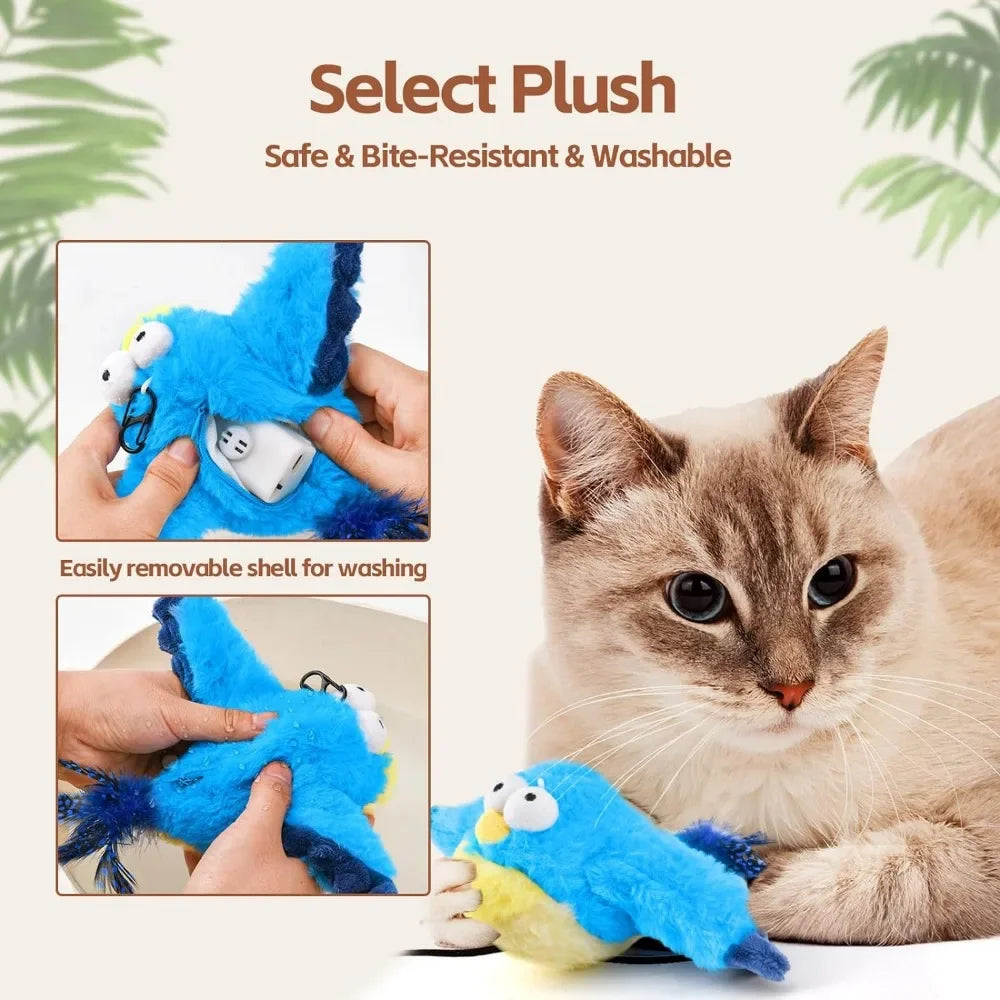 Cat Touch Activated Flapping Bird