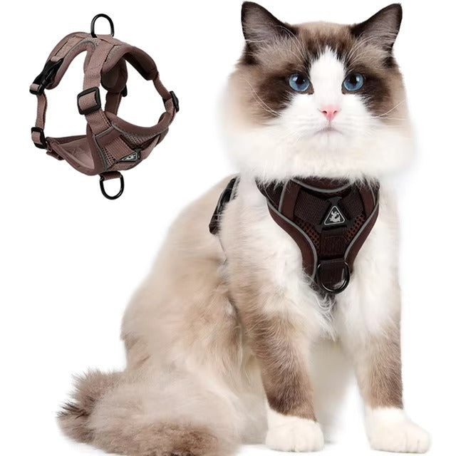 Cat Heavy Duty Harness & Leash Set