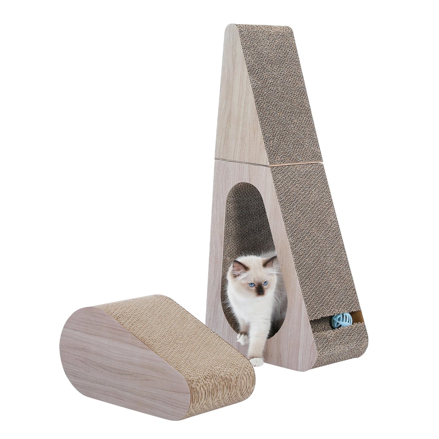 2 in 1 Cat Corrugated Scratching Post