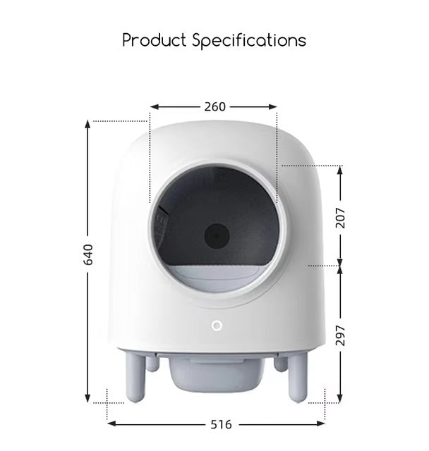 Self Cleaning Cat Litter Box With APP Control