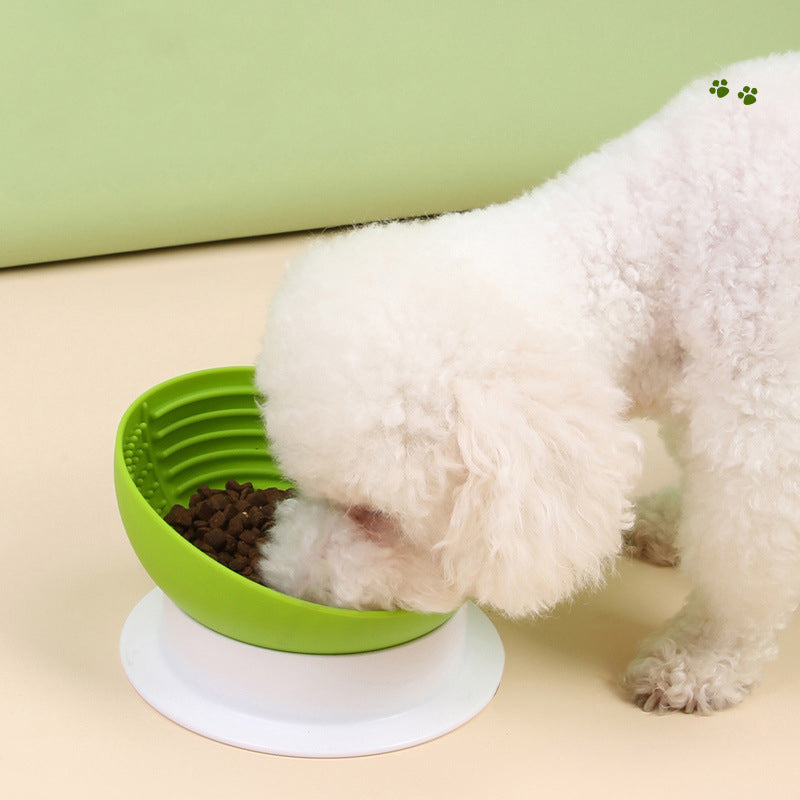 Dog Slow Feeder Silicone Lick Bowl