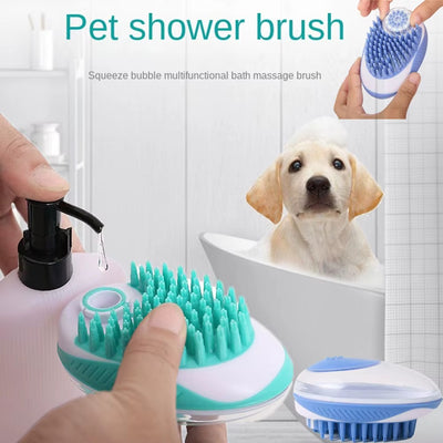 Pet Silicone Bath Brush