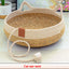 Cat Natural Straw Woven Nest Bed