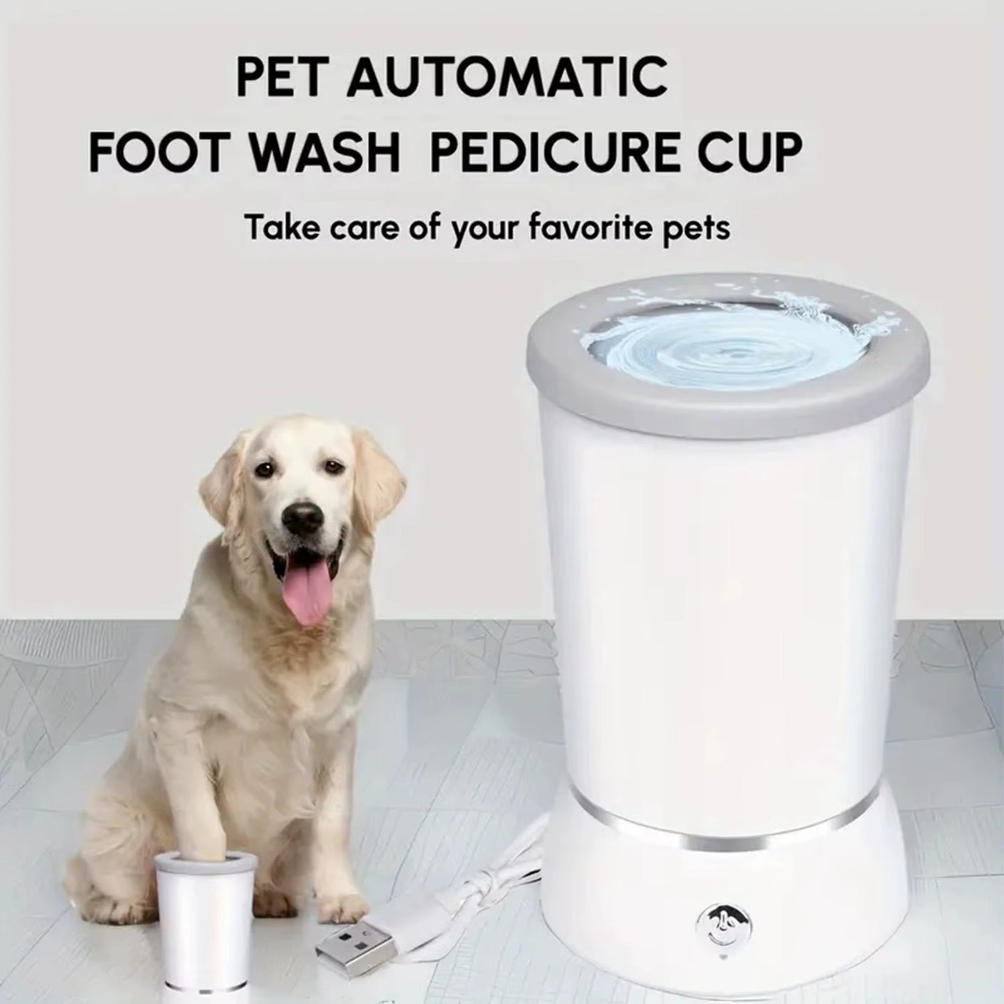 Automatic Dog Paw Cleaner & Massager